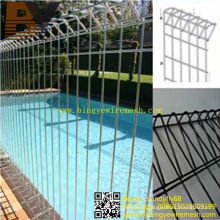 Powder Coated Roll Top Mesh Brc Fencing